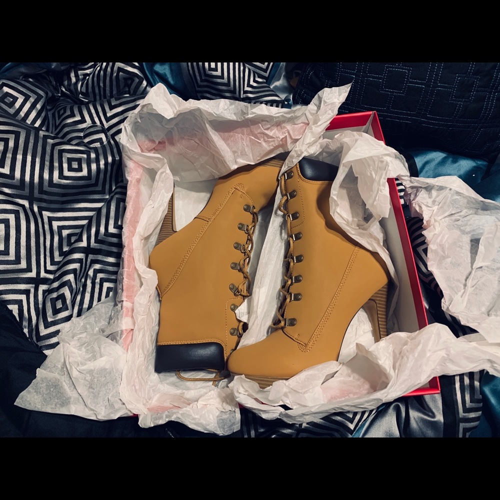 Daylene Stiletto Hiker Booties
